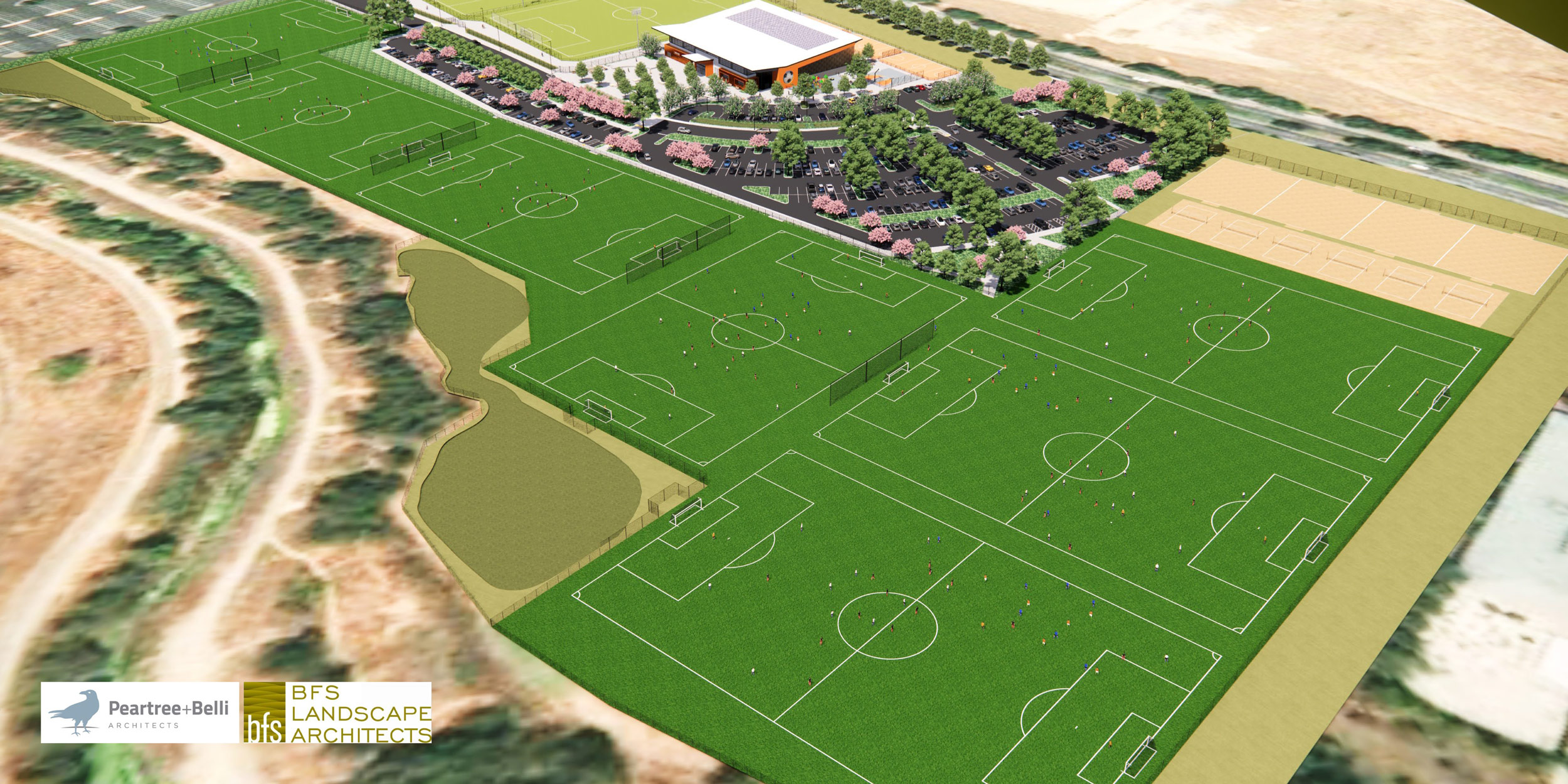 New soccer field in Salinas, CA.