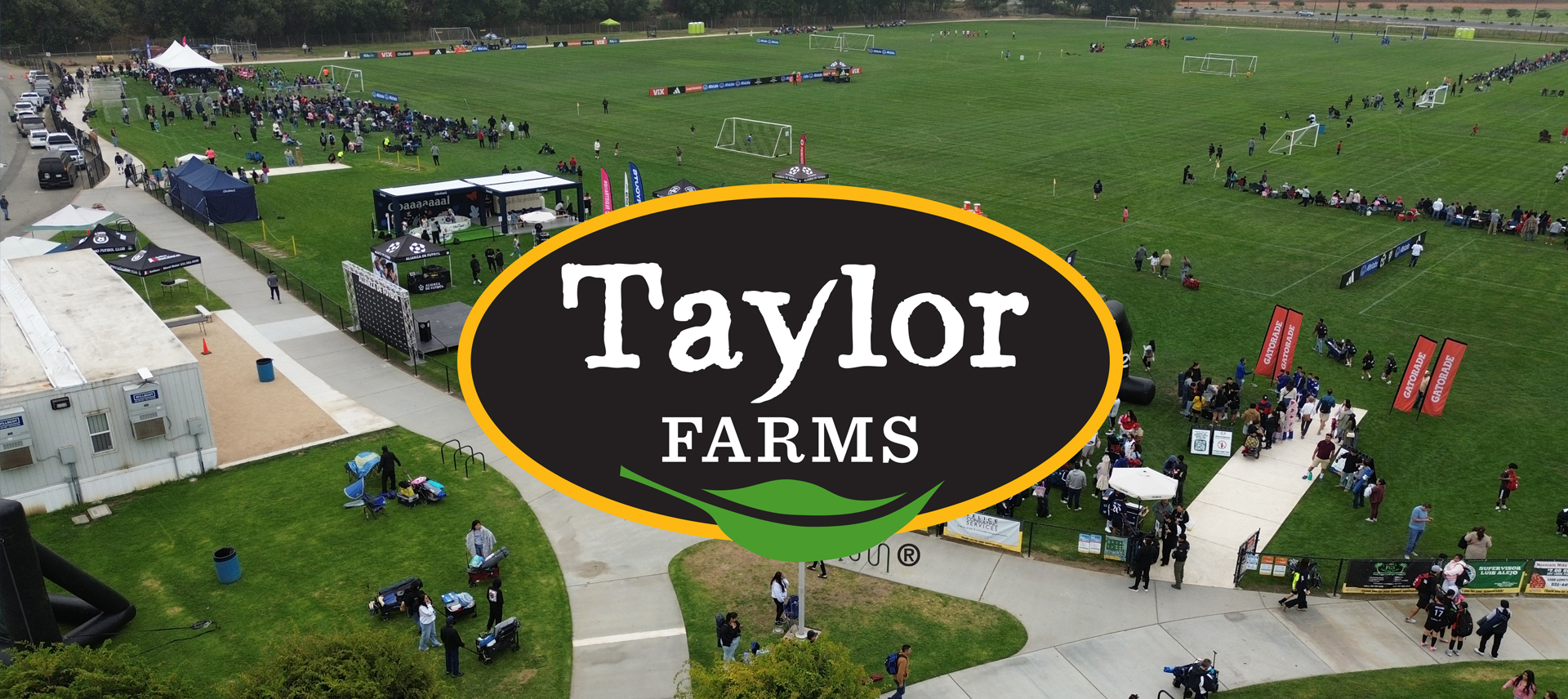 Salinas Soccer field and Taylor Farms.