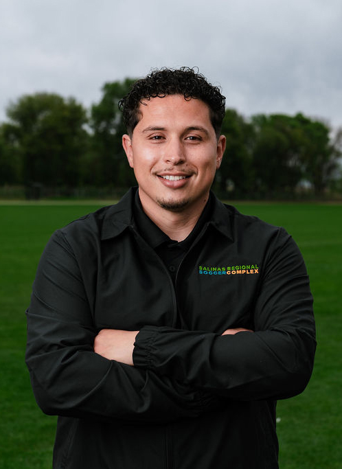 Staff member at Salinas Regional Soccer Complex in Salinas, California.