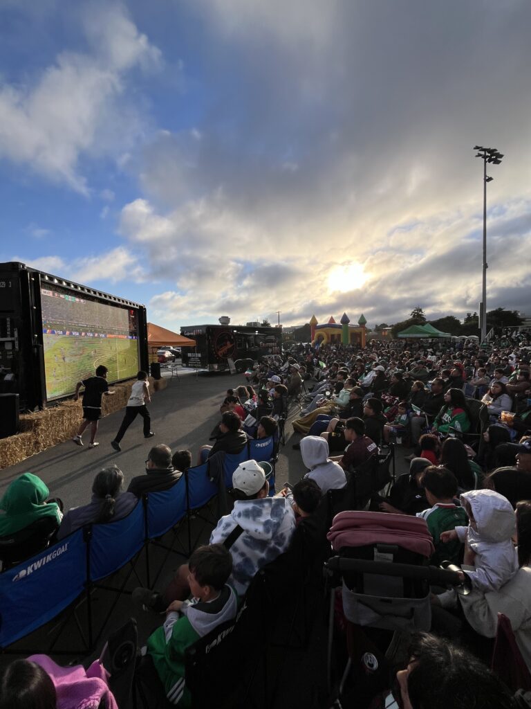 World Cup watch party at Salinas Regional Soccer Complex.